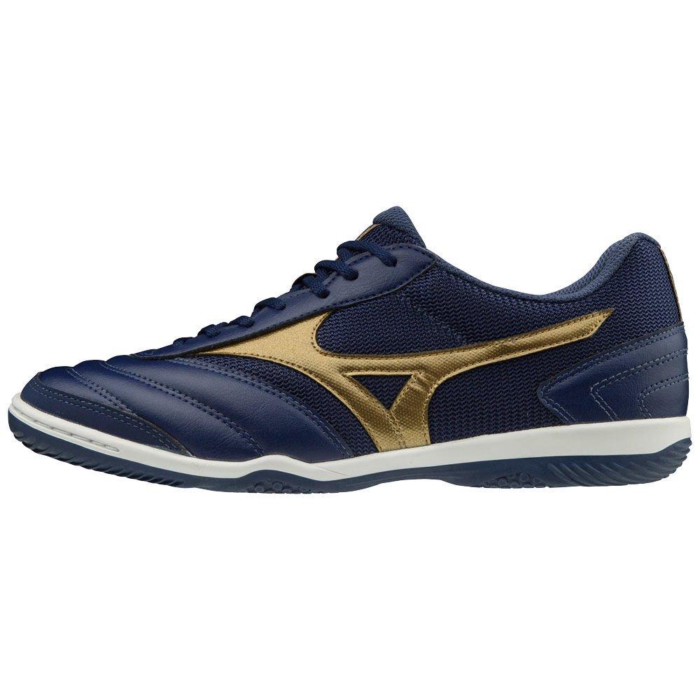 Mizuno Men's Soccer Cleats MRL SALA CLUB IN Blue/Gold - NPTWISA-36